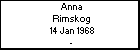 Anna Rimskog